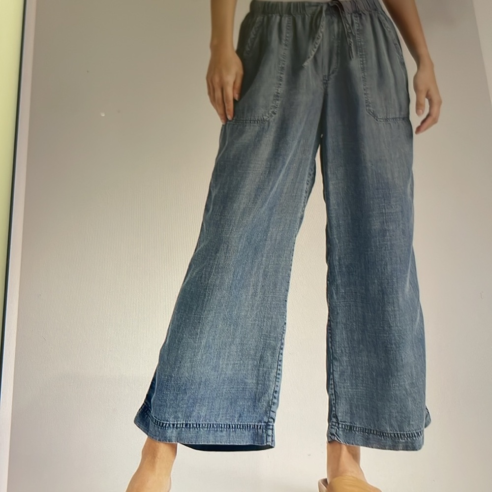 SPLENDID ANGIE INDIGO CHAMBRAY PANT